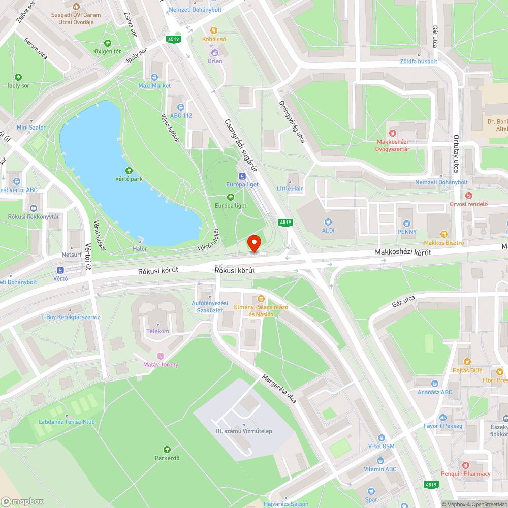 Kitört üveg bejelentés helye