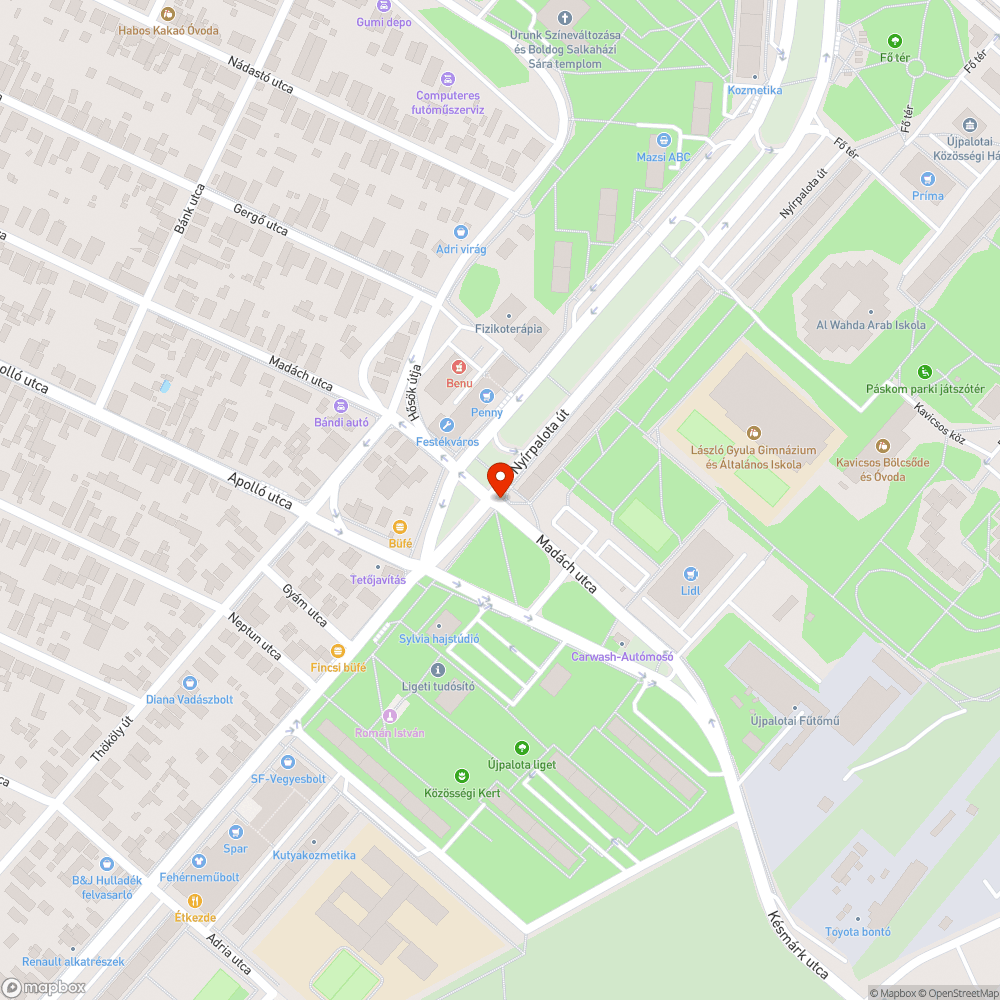 Nullára kopott zebra bejelentés helye