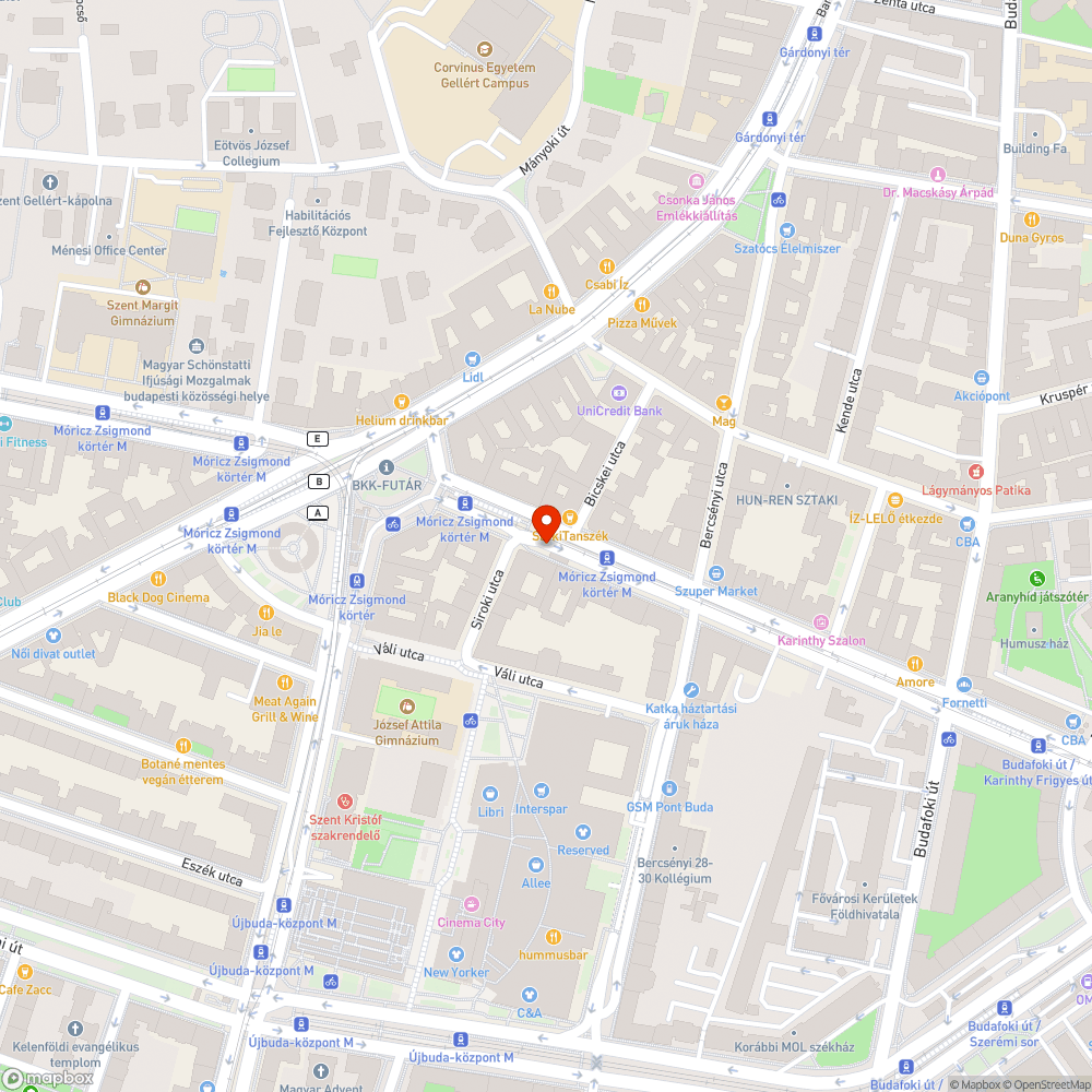 Szétfirkált végállomási tartózkodó bejelentés helye