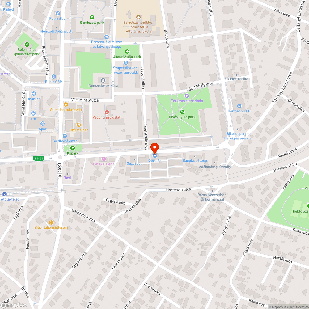 Megrongált ülés, leesett háttámla bejelentés helye