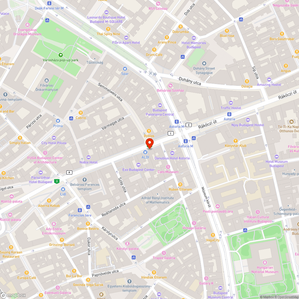 Törött edény bejelentés helye