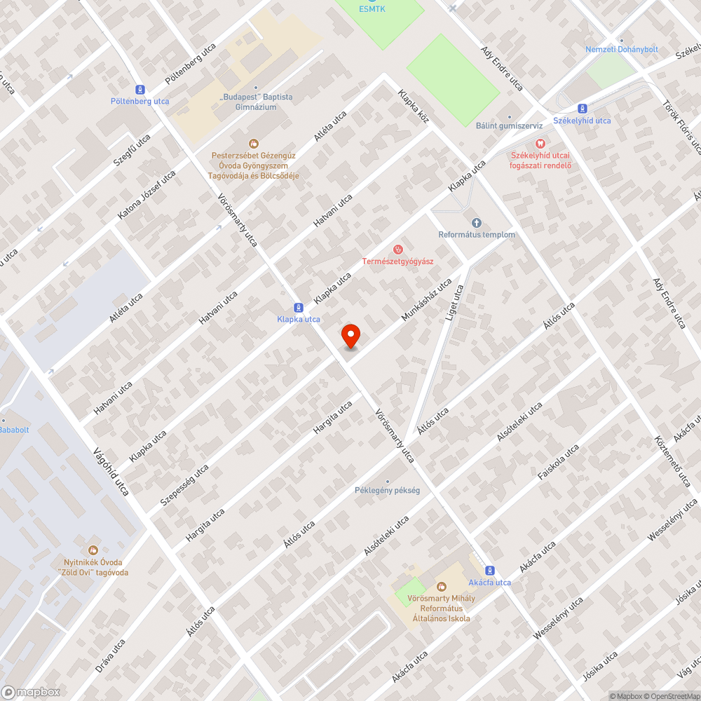 Ismételt szemétkupacok a XX. Vörösmarty-Munkásház sarkon bejelentés helye