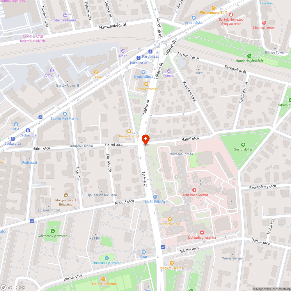 Elhanyagolt zöldterület bejelentés helye