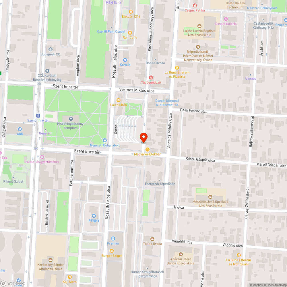 Üzemképtelen autó elhagyottan bejelentés helye