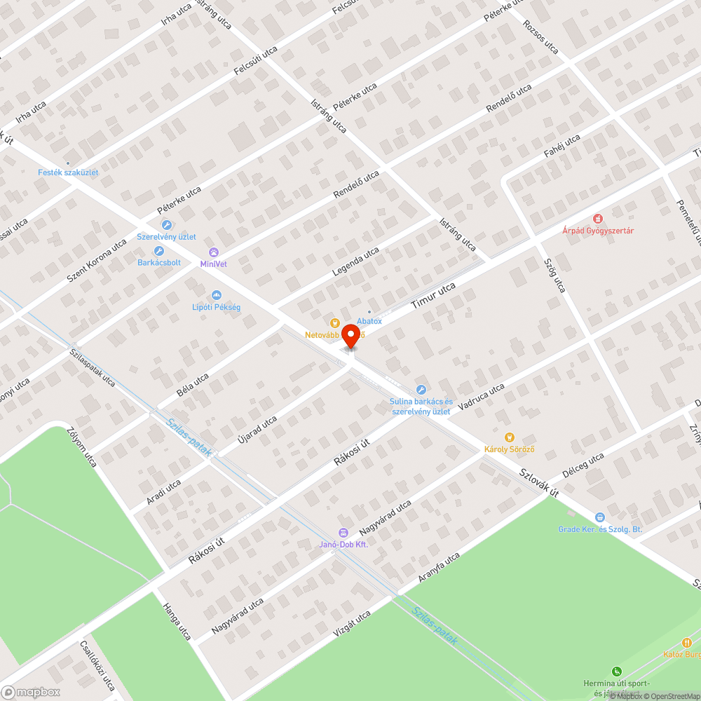 A visszajelzők nem lettek beüzemelve bejelentés helye