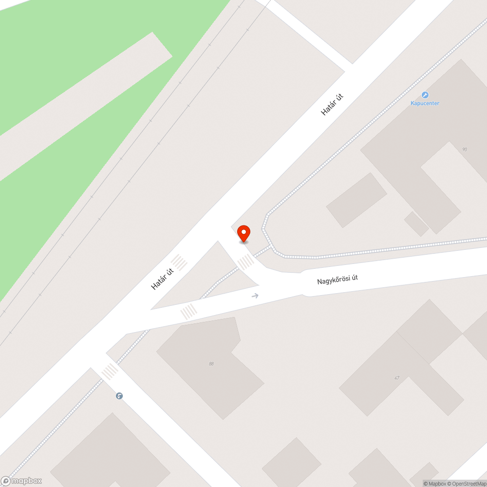 Kiesett làmpa bejelentés helye