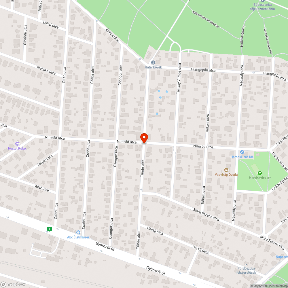 Beszakadt aknafedél bejelentés helye