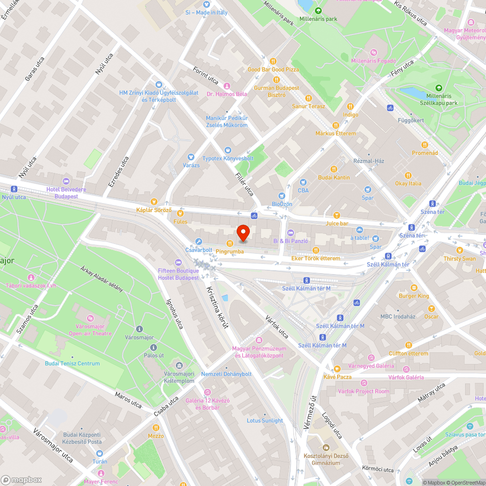 A Széll Kálmán tér fa bútorait le kellene mázolni bejelentés helye