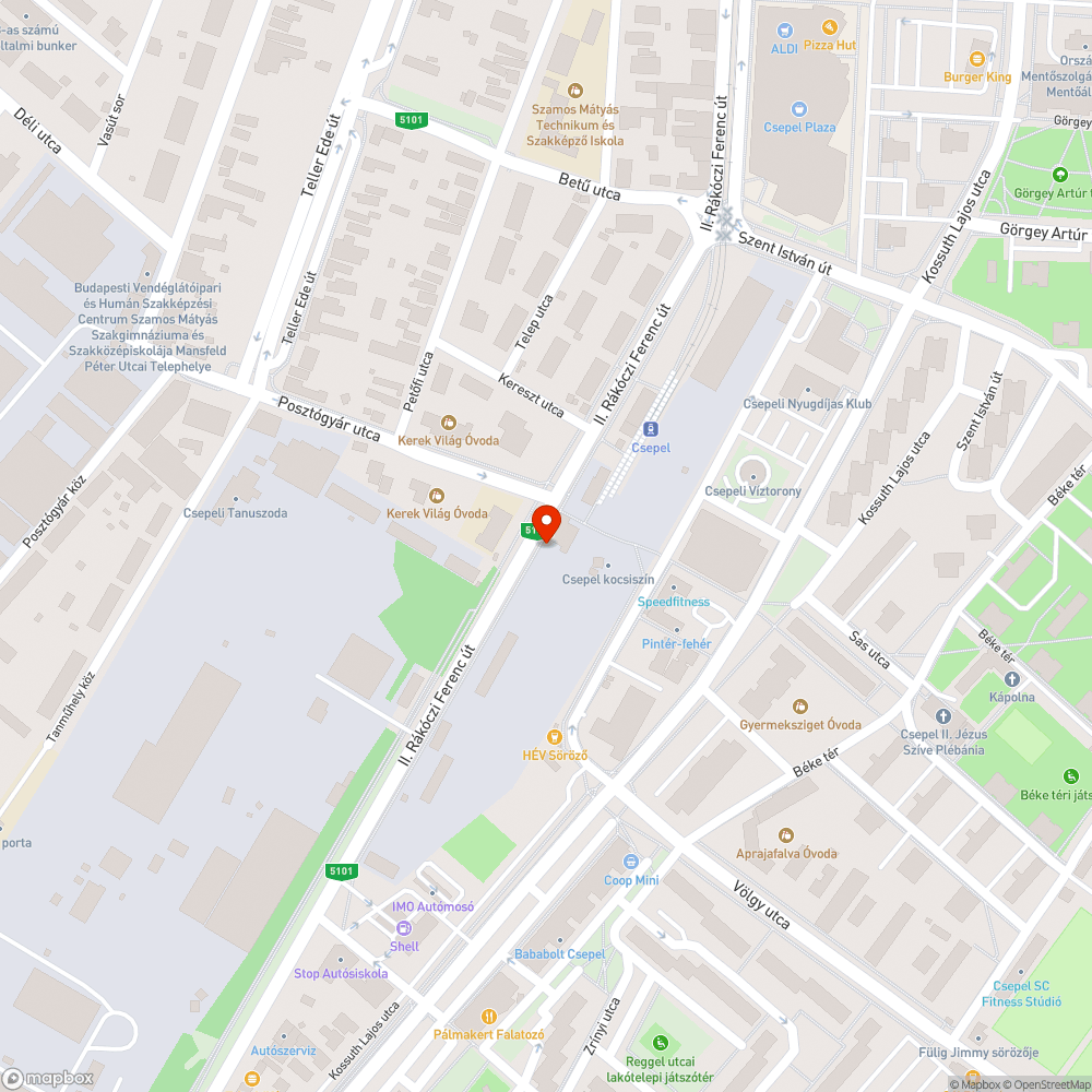 Graffitis HÉV bejelentés helye