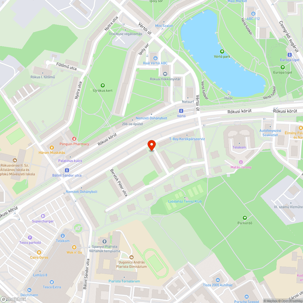 Veszélyesen kiemelkedő aknafedő bejelentés helye