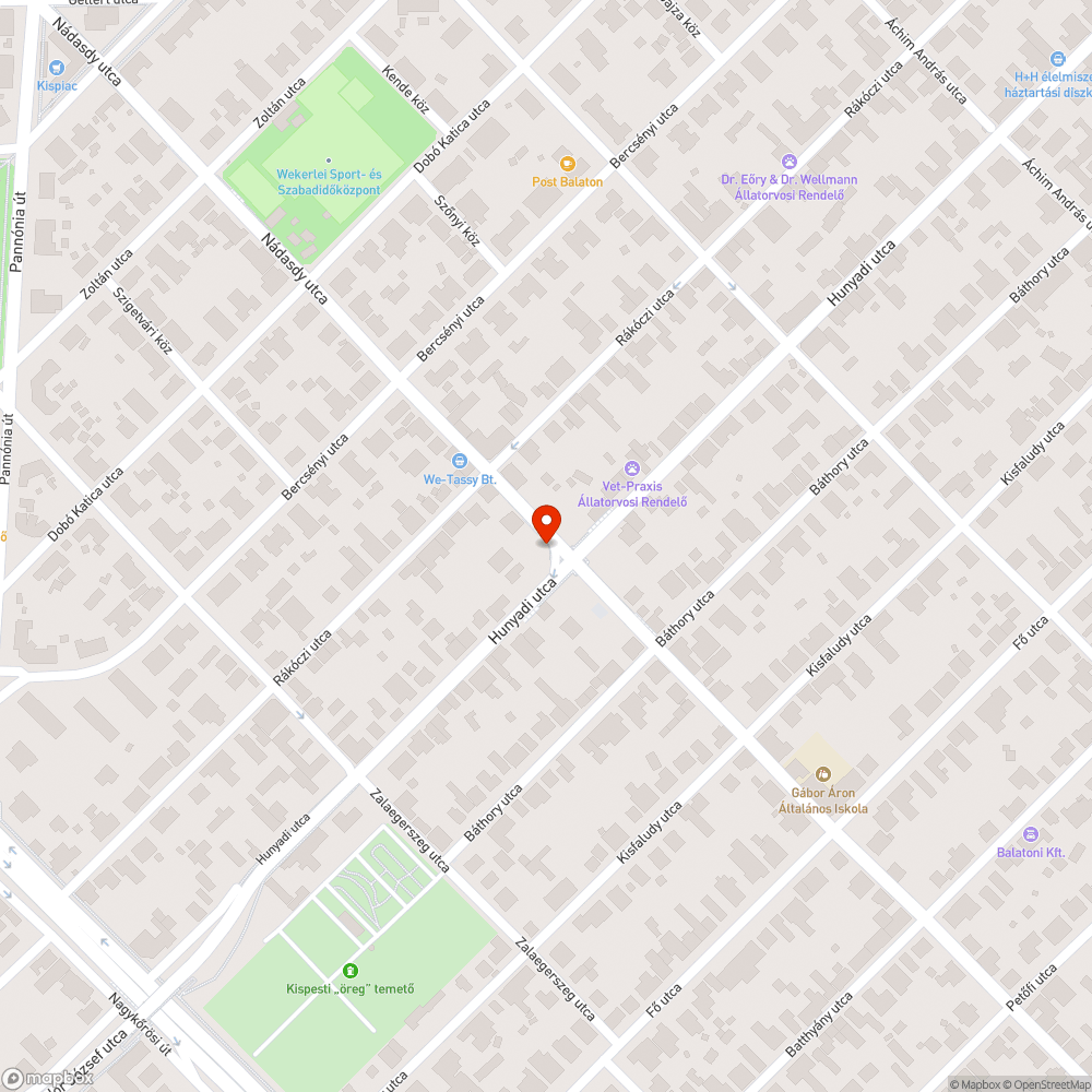 Gaz bejelentés helye