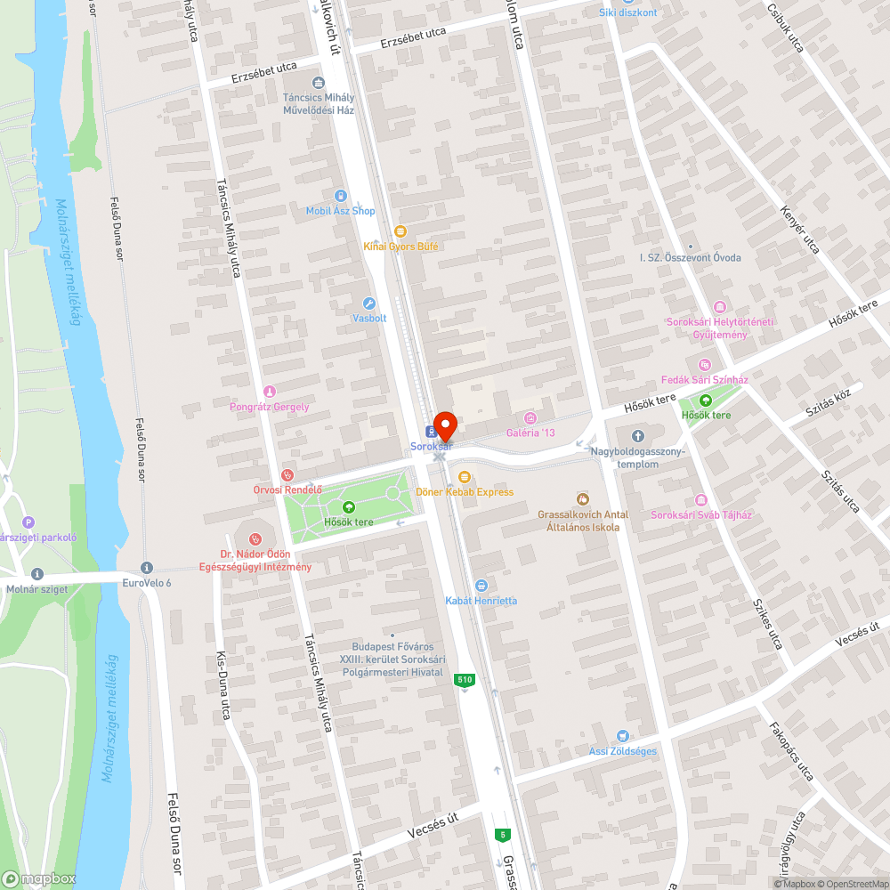 Elferdült jelzőtábla bejelentés helye