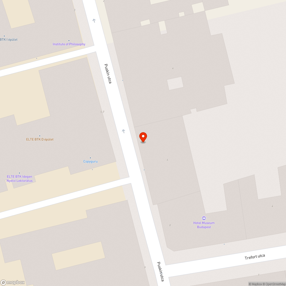 Kátyús parkoló bejelentés helye