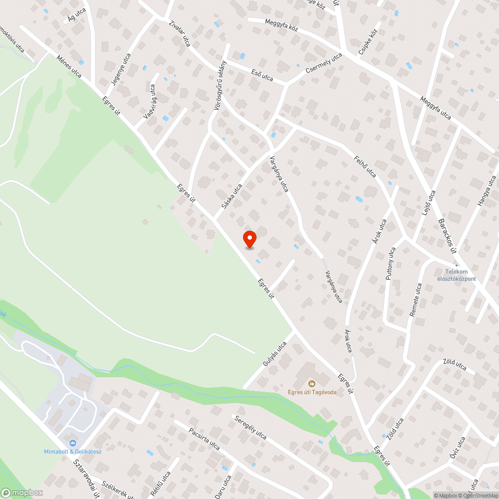 Illegálisan elhelyezett zöldhulladék bejelentés helye