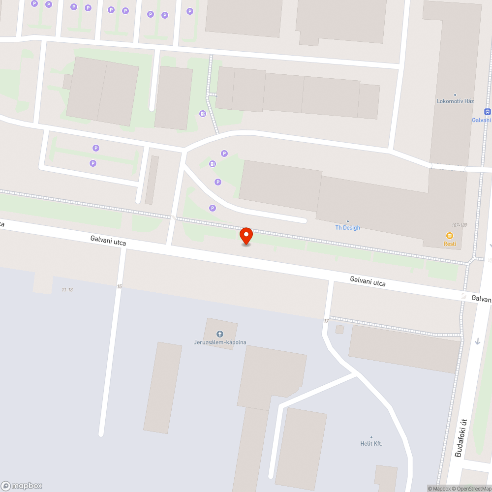 Sóderes a Galvani út 2. bejelentés helye