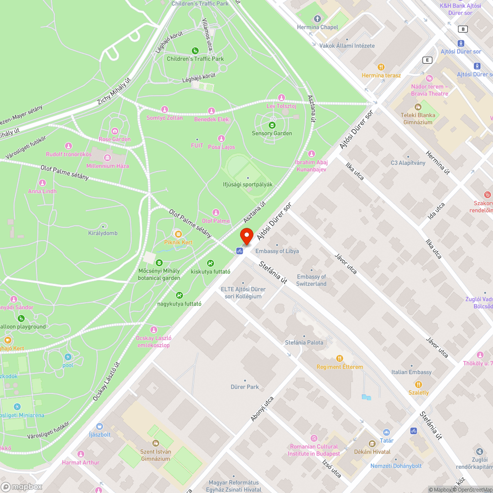 Kiégett jelzőlámpa bejelentés helye