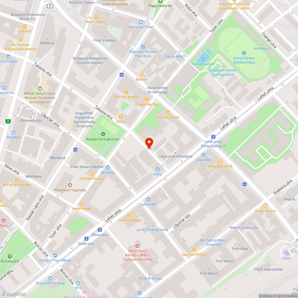 Szemetes utca bejelentés helye