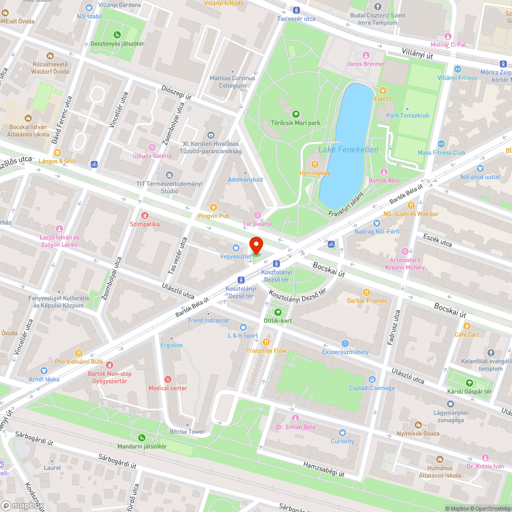 Megrongálódott aknafedél bejelentés helye