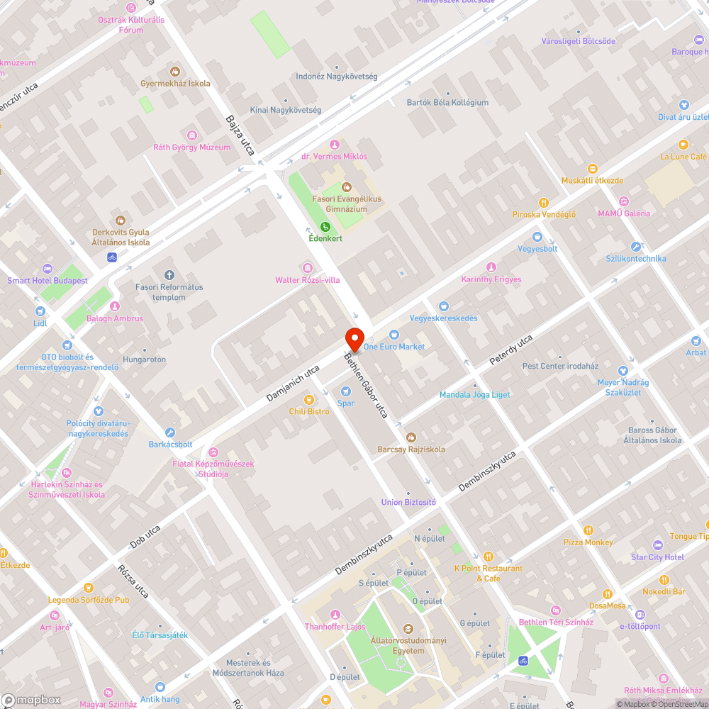 Hiányzó pollerek a Damjanich / Bethlen utcák sarkán bejelentés helye