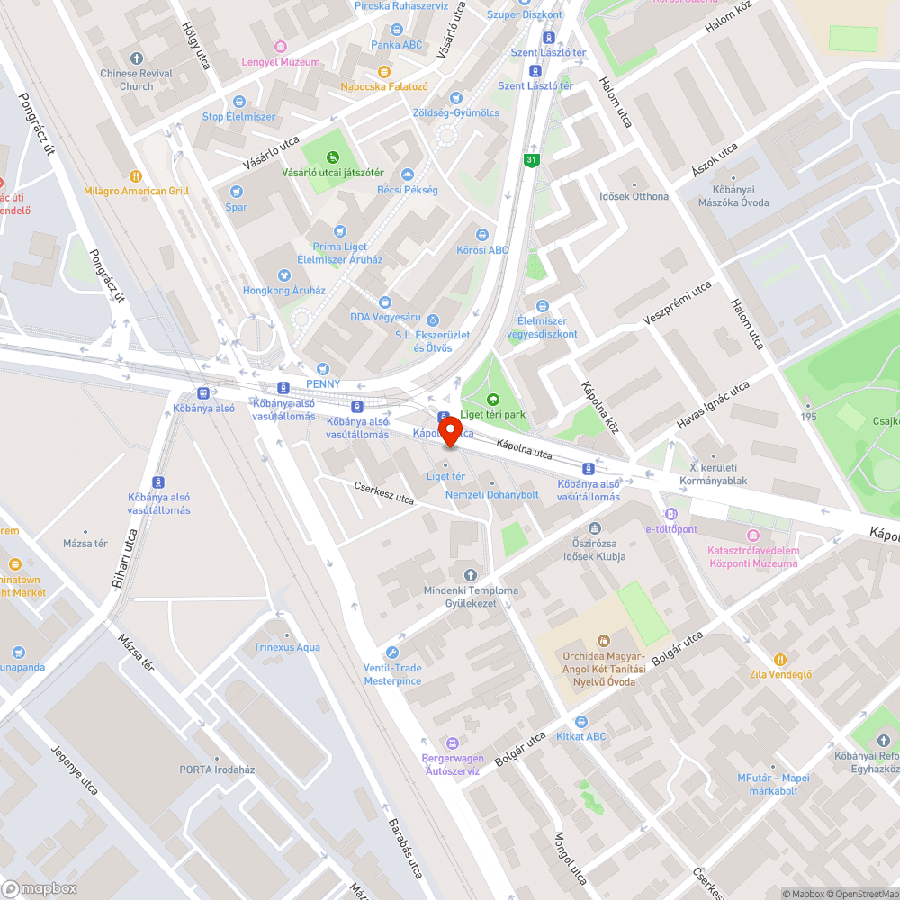 Galamb ürülékkel szennyezett járda rész bejelentés helye