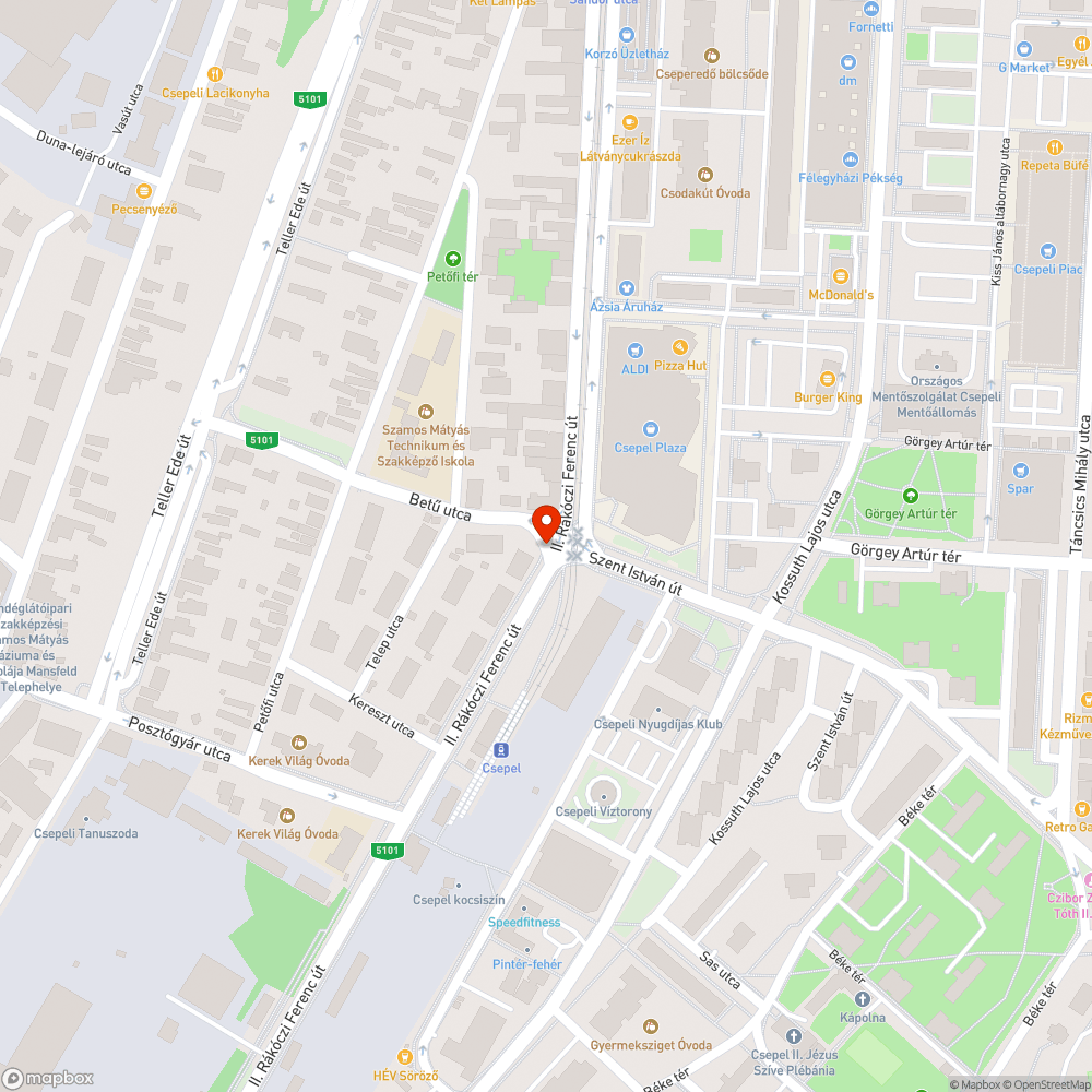 Hiányzó fényterelők bejelentés helye