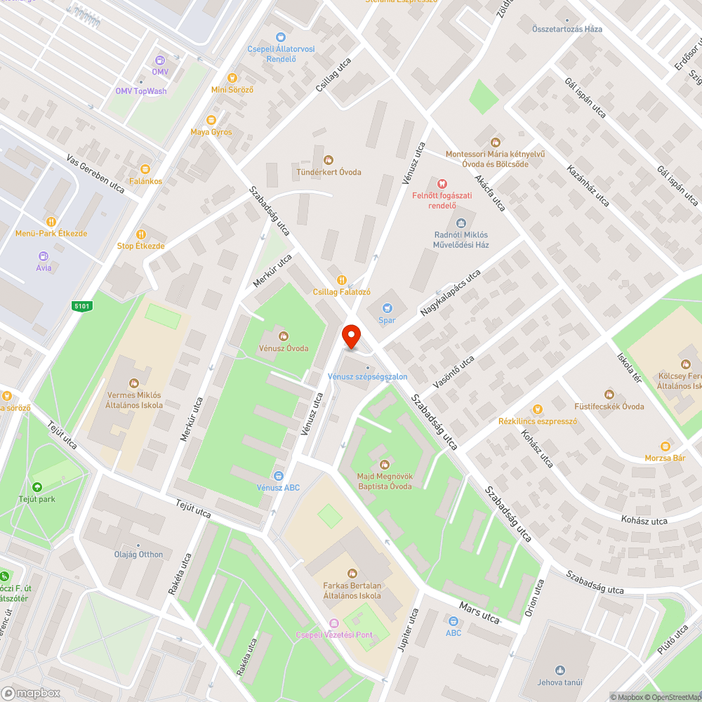 Elhagyott autó közparkolóban bejelentés helye