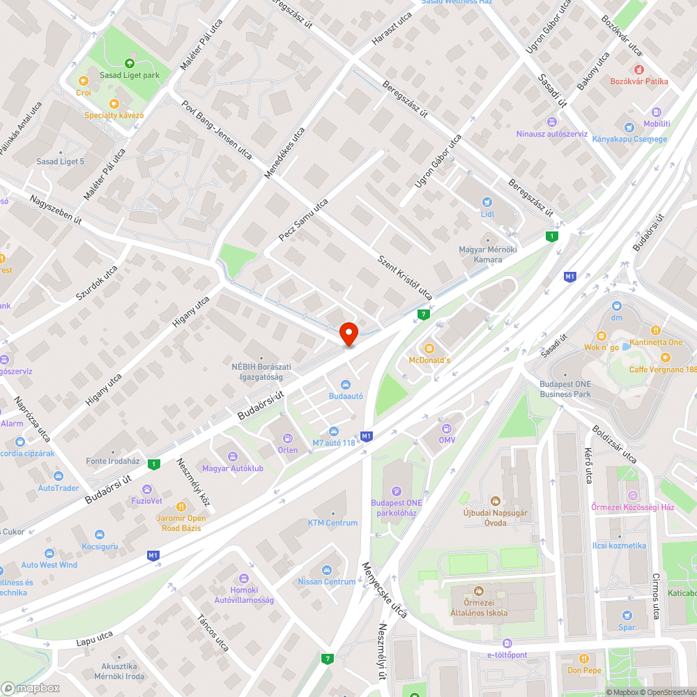 Elferdült utcanévtábla bejelentés helye