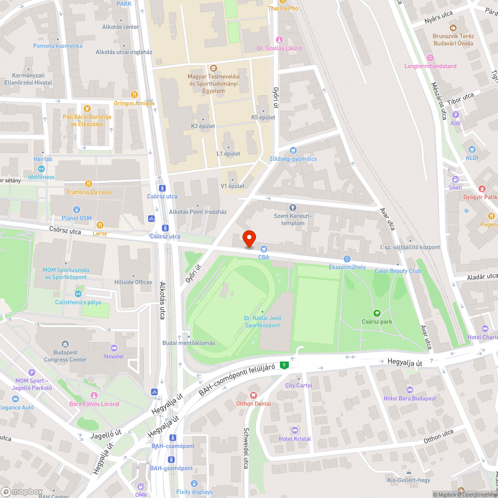 Lecsúszott tábla bejelentés helye