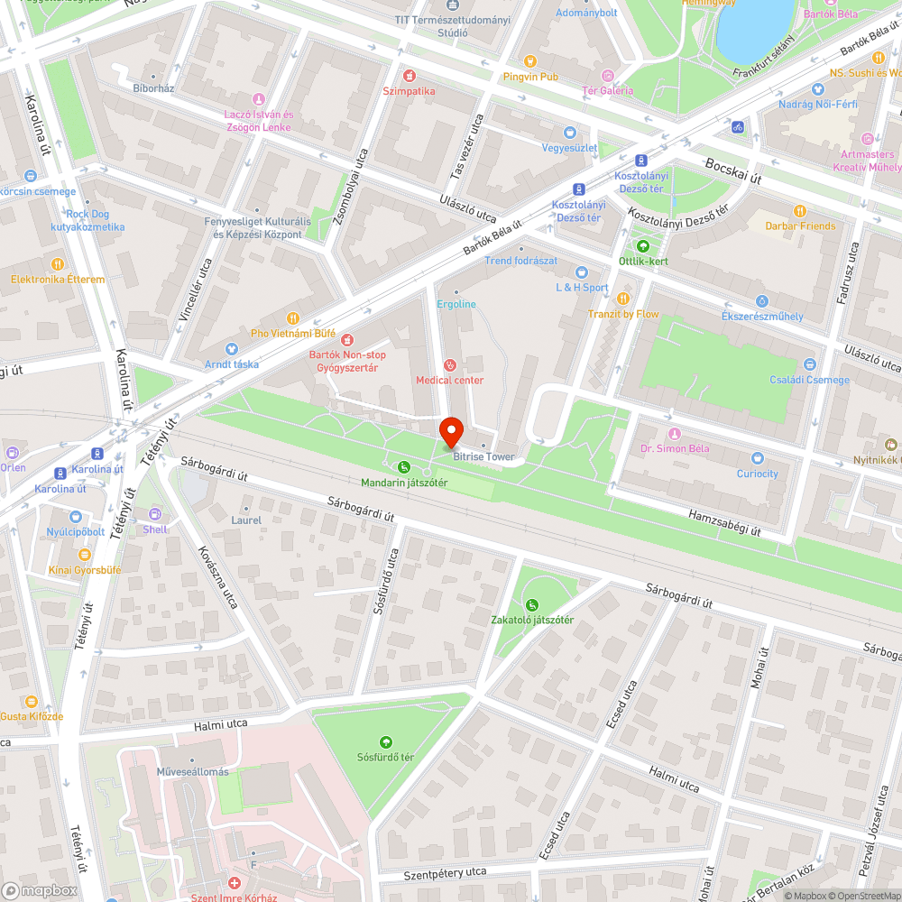 Megrongálódott aknafedél bejelentés helye