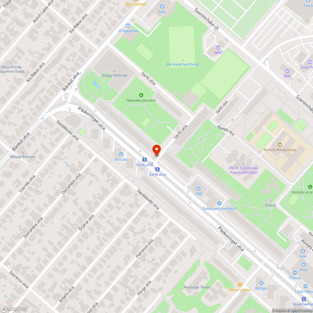 Eldobált plakátok bejelentés helye