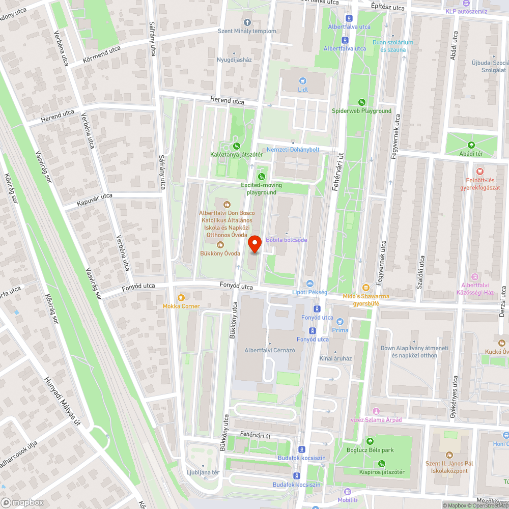 Útburkolati jelek hiánya bejelentés helye