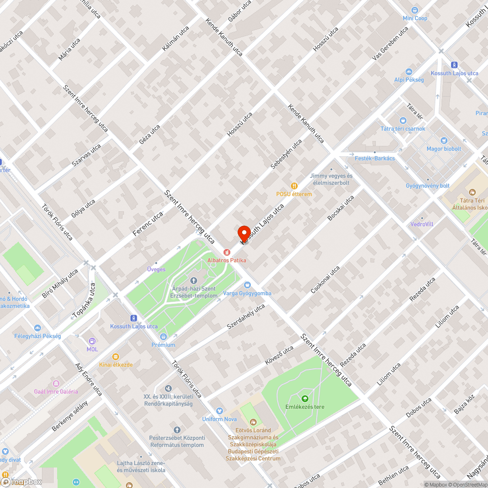 Beszakadó útfelület, kátyú. bejelentés helye