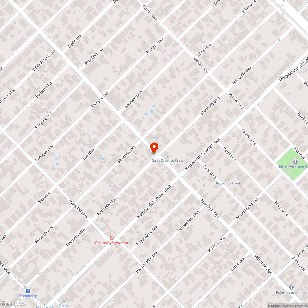 Kátyús, foltos út bejelentés helye