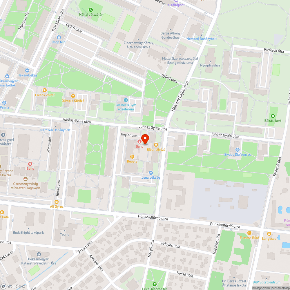 Padnak nincs háttámlája bejelentés helye