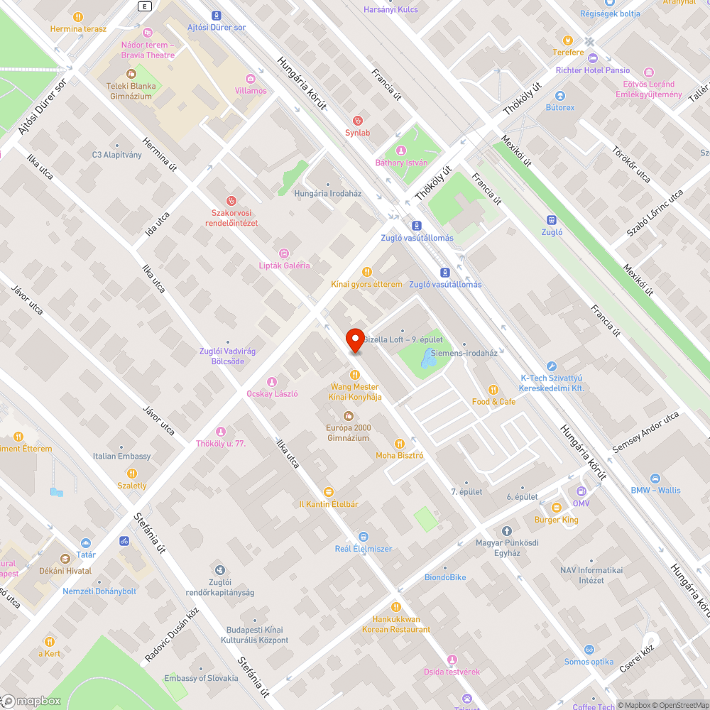 Hiányzó parkolásgátló oszlopok bejelentés helye