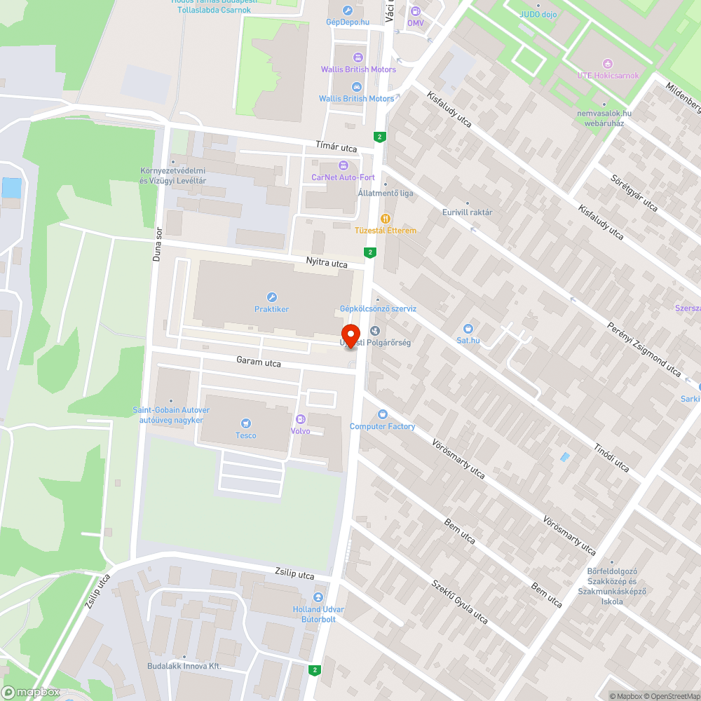 Zöldterületek hiánya bejelentés helye