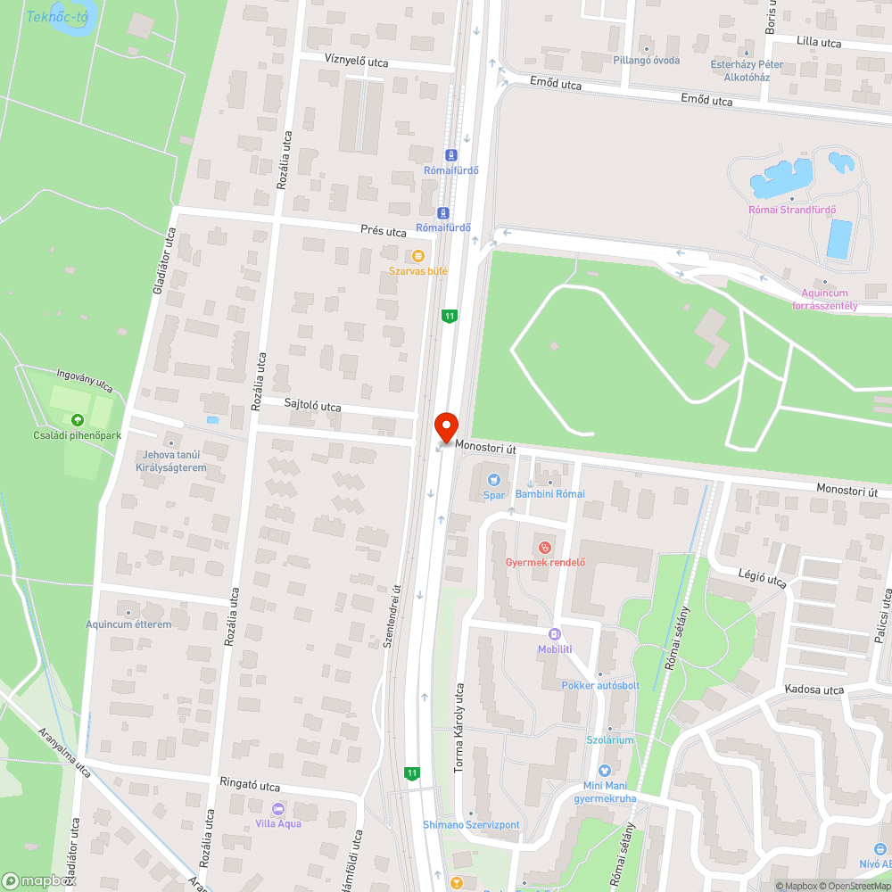 Zöld hullám a 11-es bevezető szakaszán bejelentés helye