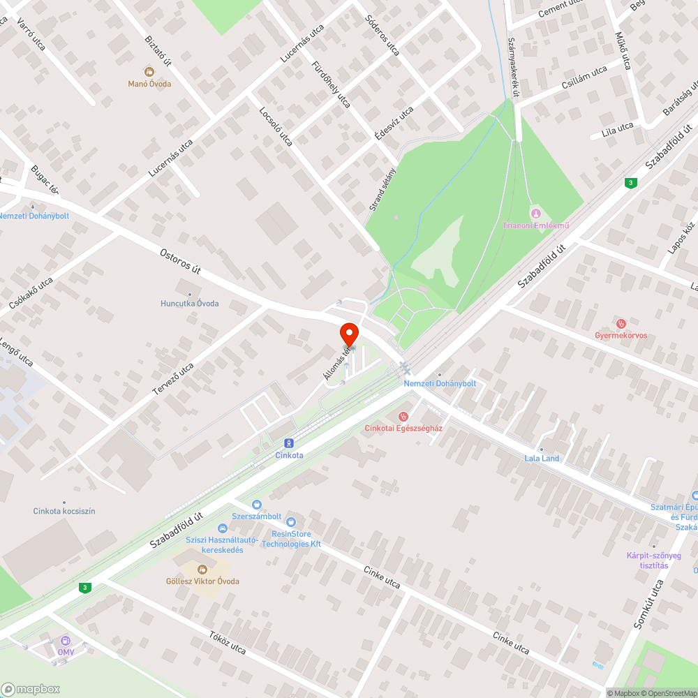 Megrepedt kuka bejelentés helye