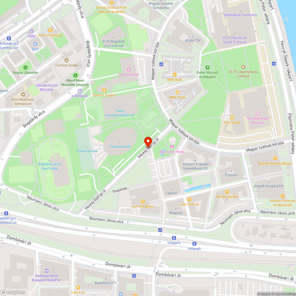 Elhagyott jármű bejelentés helye