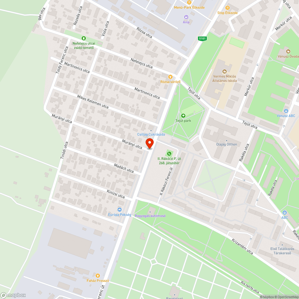 Elferdült tábla bejelentés helye