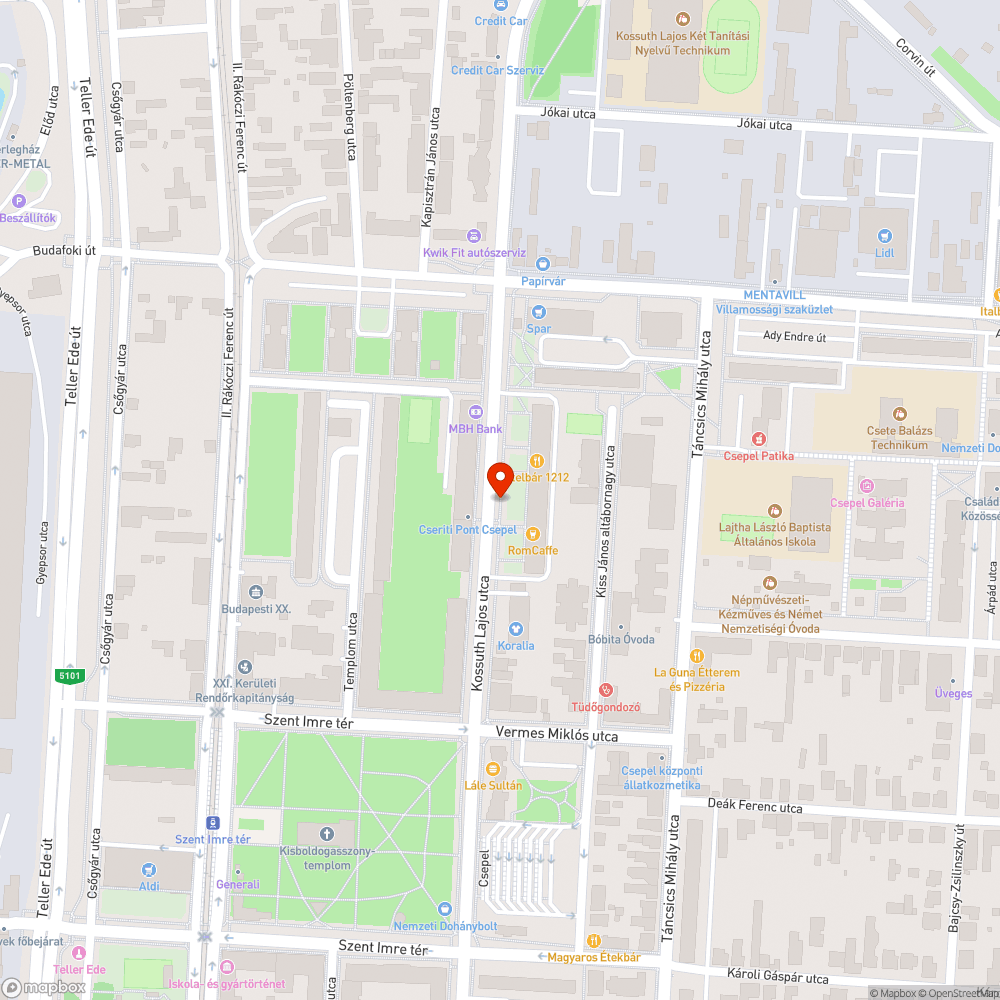 Elfordított tábla bejelentés helye