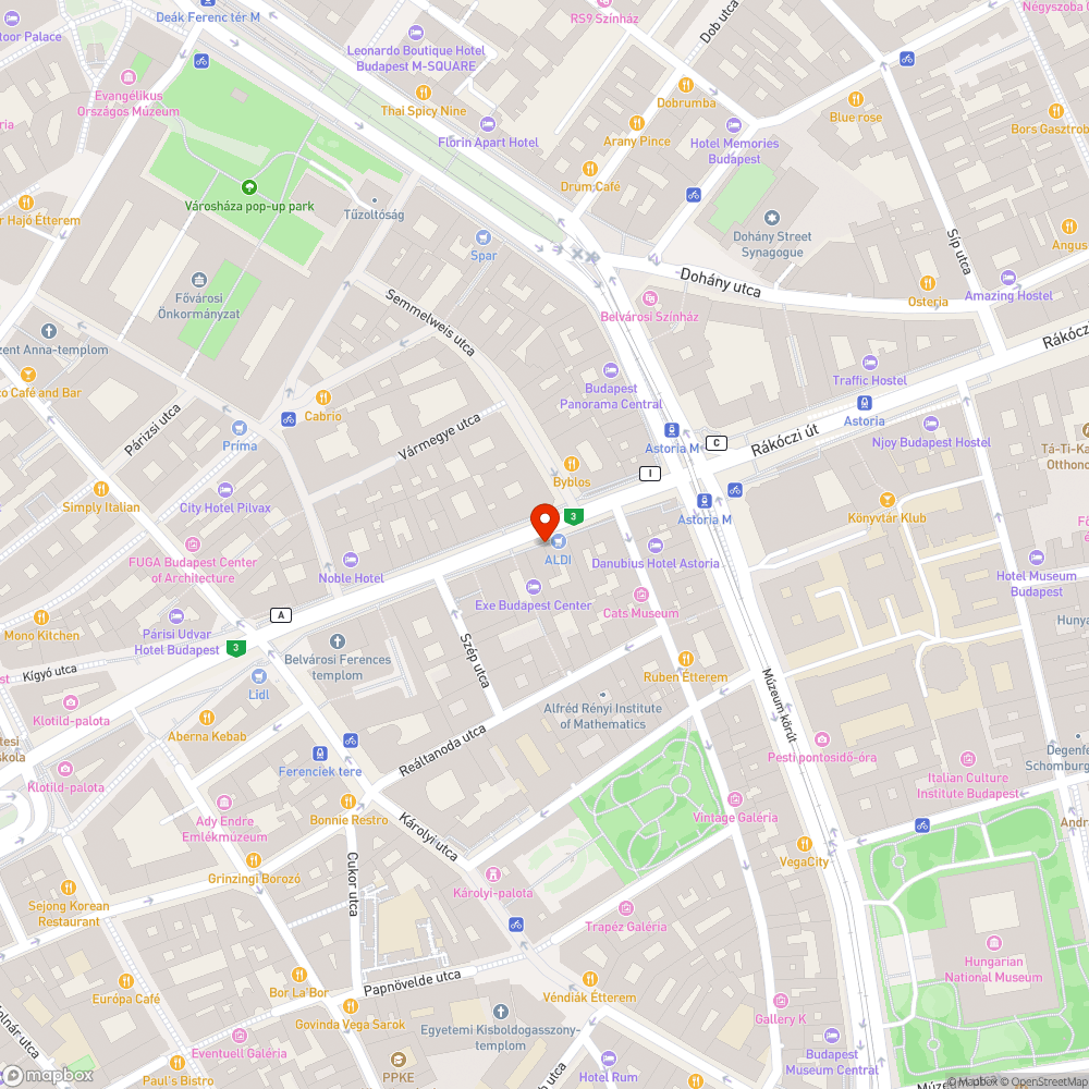 Cső, korlát bejelentés helye