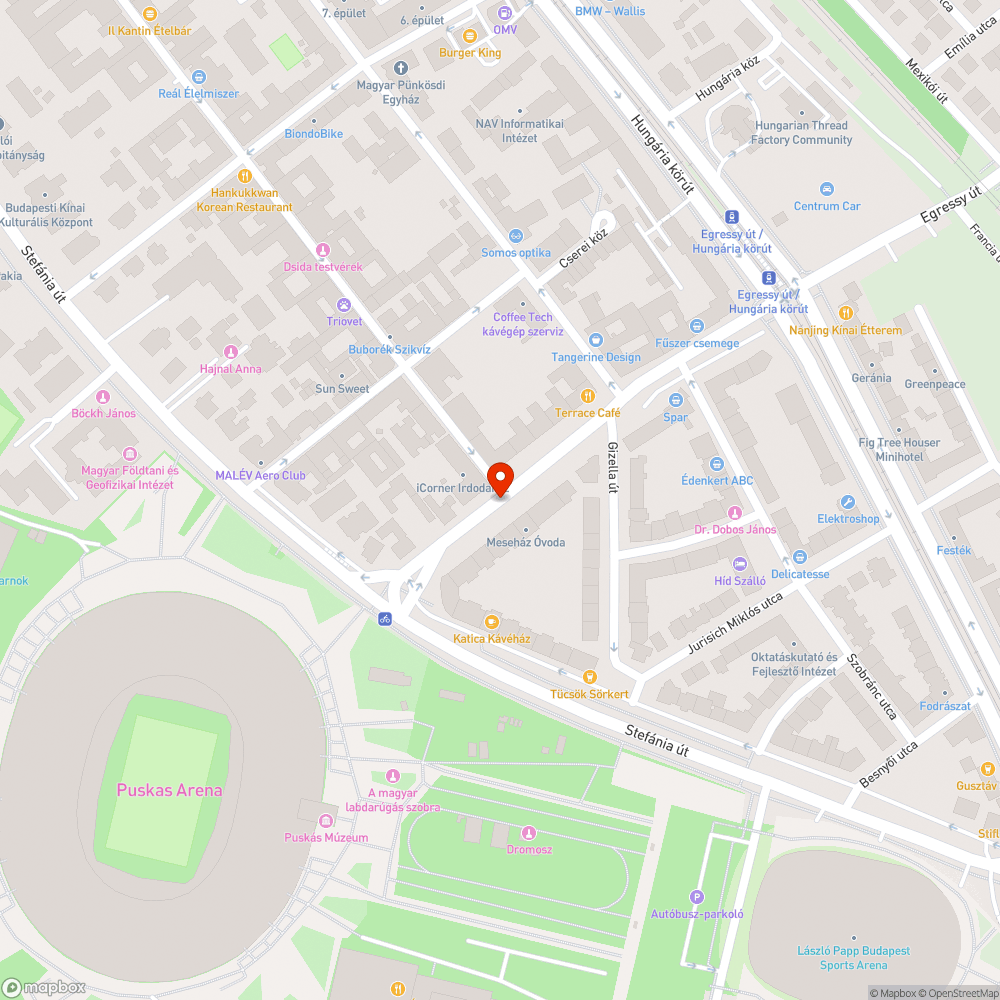 Rossz állapotú, megsüllyedt csatornarács bejelentés helye