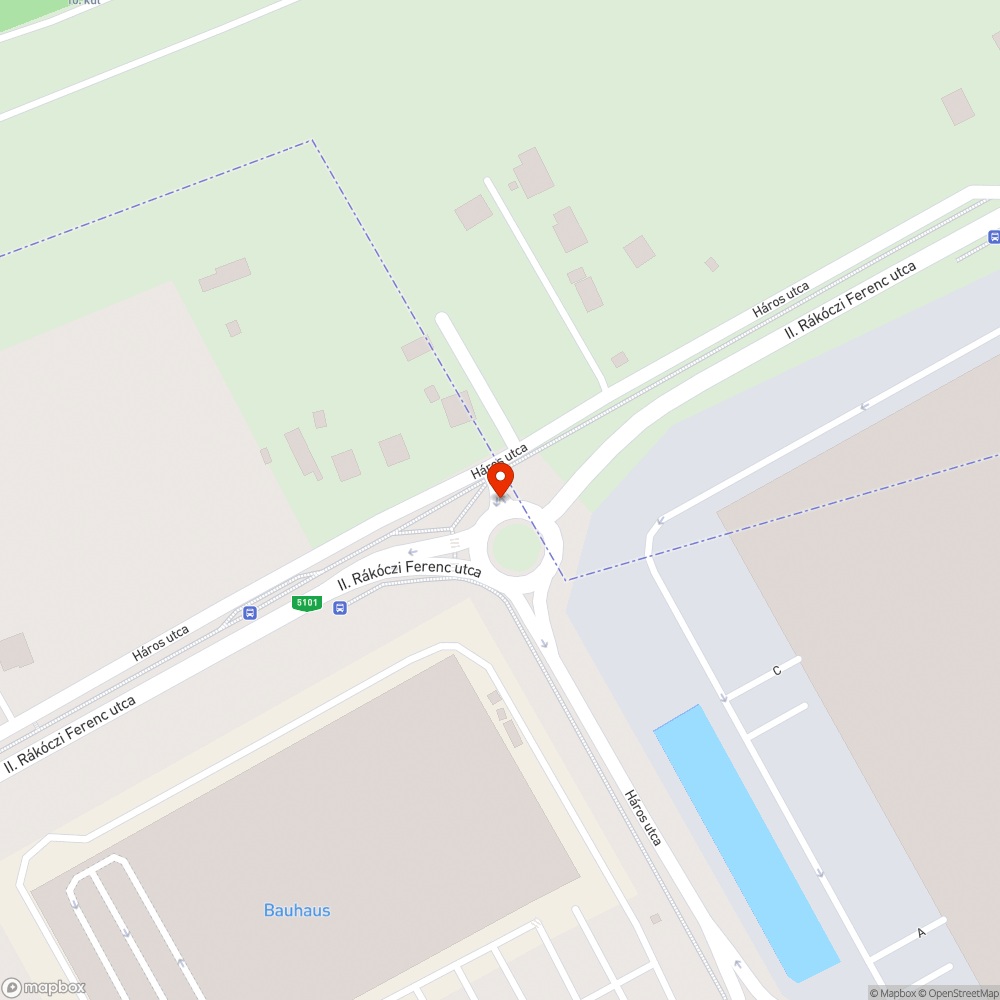 Eltűnt tábla bejelentés helye