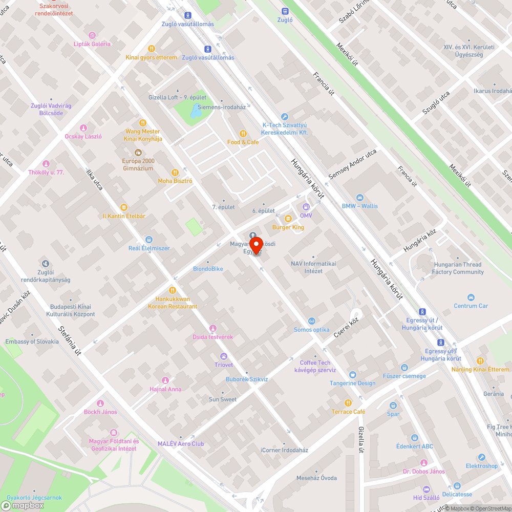 Megrongálódott parkolásgátló oszlopok bejelentés helye