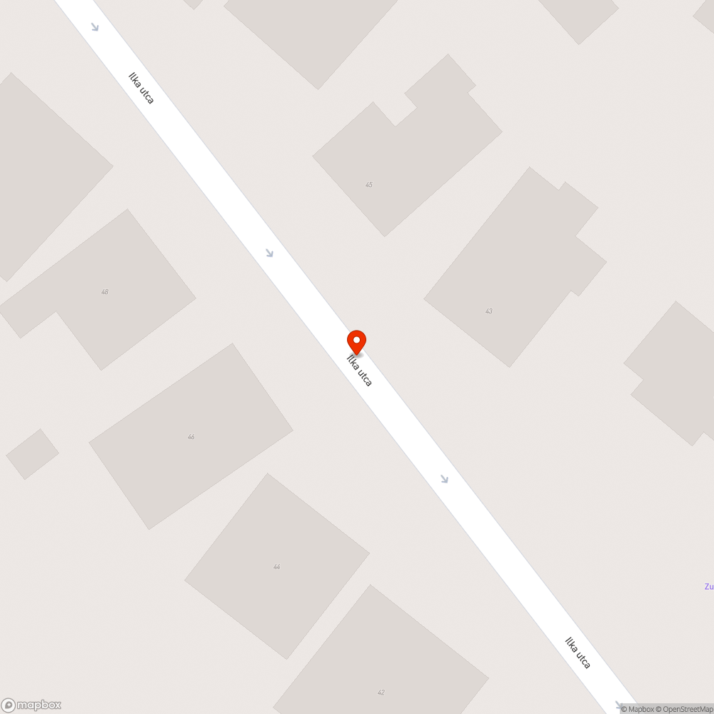 Úthiba bejelentés helye