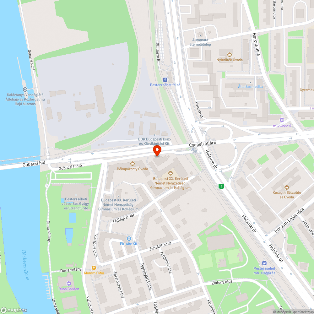 Graffiti bejelentés helye