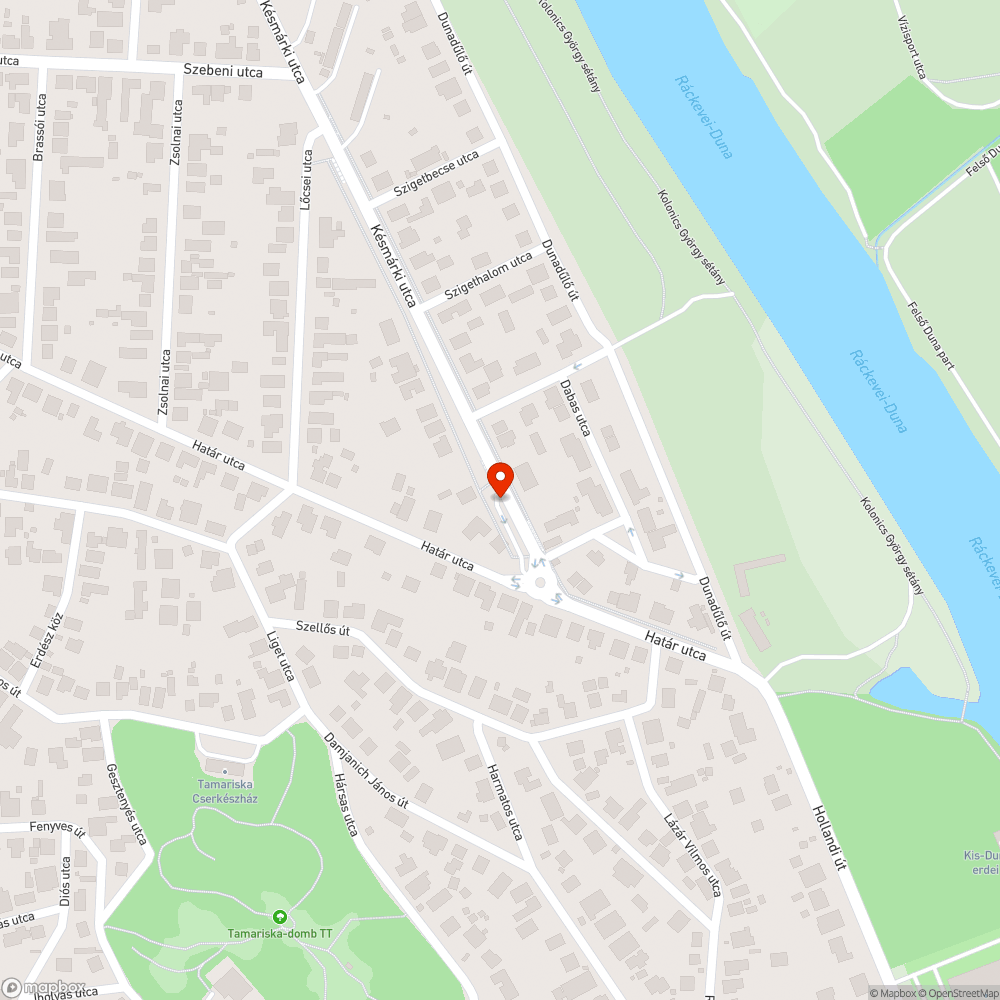 Elferdült jelzőtábla | Határ utca (151 bkk) | bejelentés helye