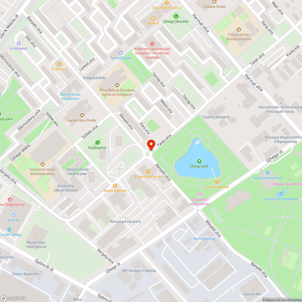 Kicsit elferdült a tábla | Tavas utca bejelentés helye