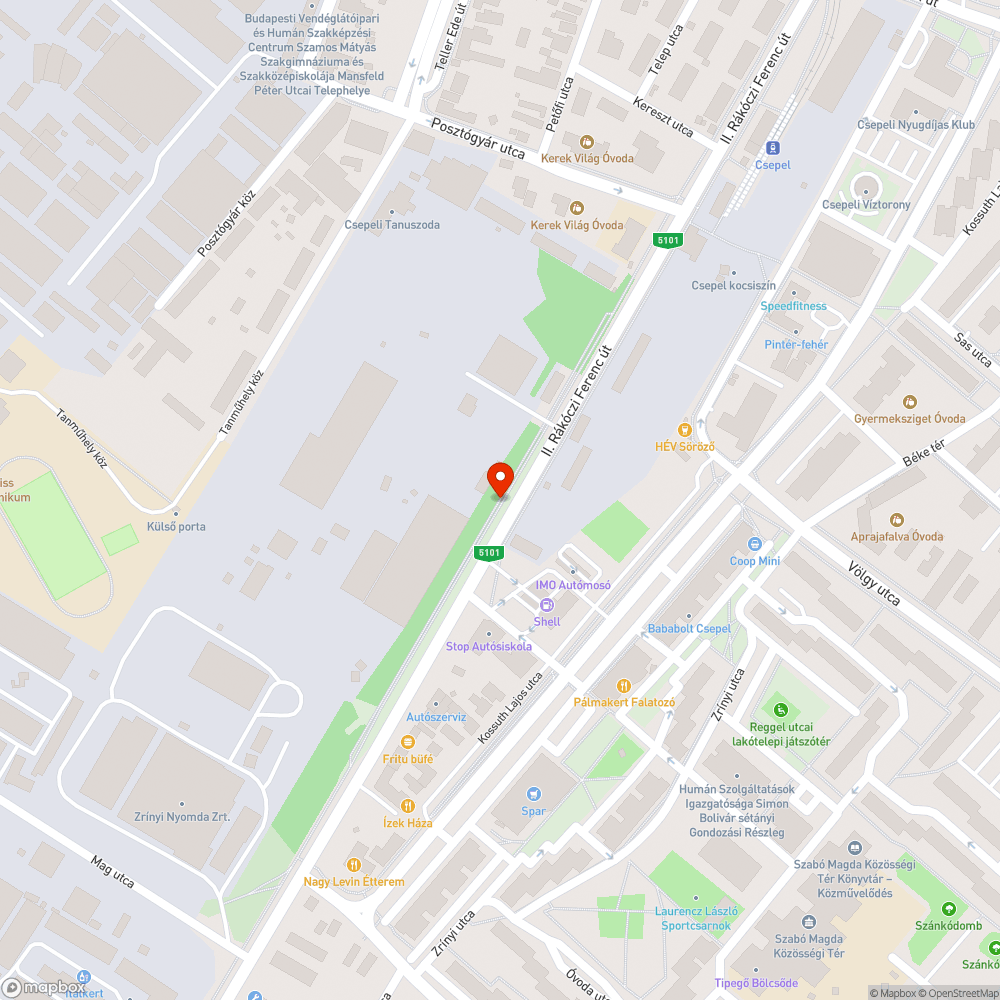 Úthiba kerékpárúton bejelentés helye